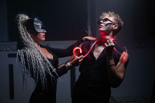 Světelná show na kulturní akci